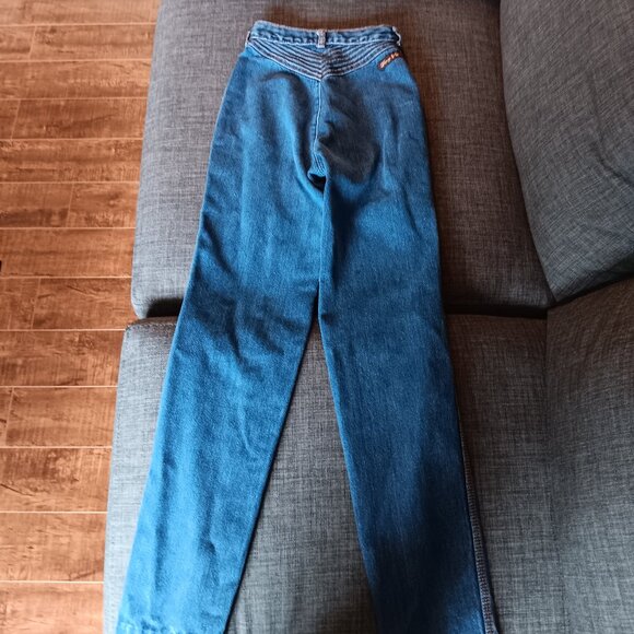 Vintage Fancy Ass Jeans Women's Denim XXS 1970s 70s - Picture 3 of 8